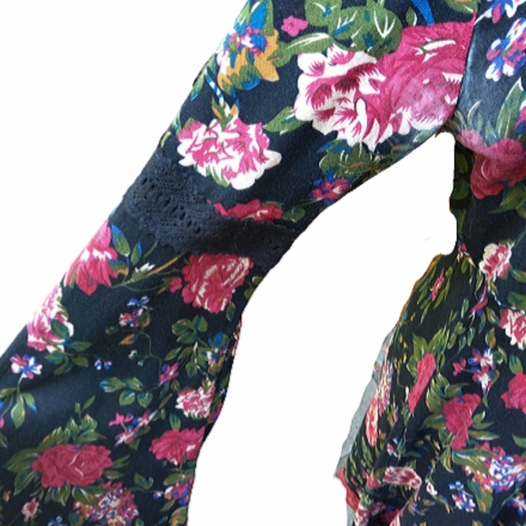 2/$40 California Moonrise boho tunic floral dress - Picture 4 of 14